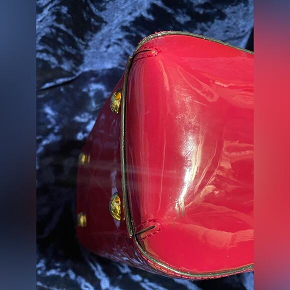 Louis Vuitton Montaigne Red and Pink Vernis Cross body or Shoulder Bag - Picture 4 of 9